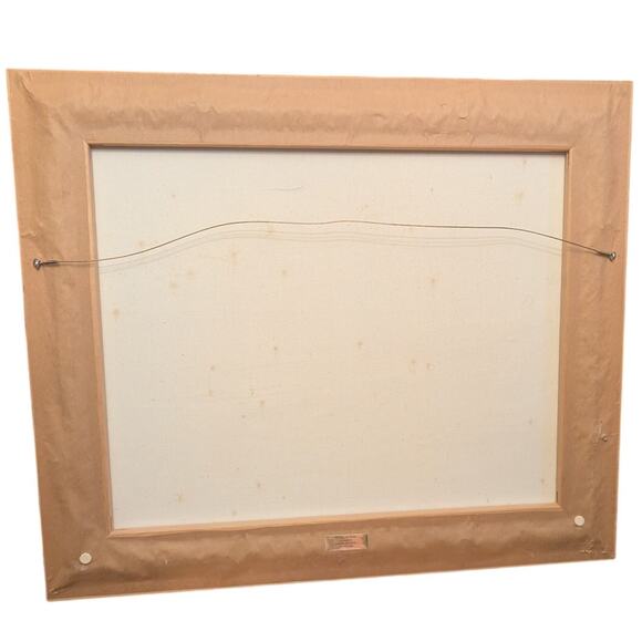 Large K. Wilson Original Oil  Painting Art Professionally Framed - Picture 2 of 10